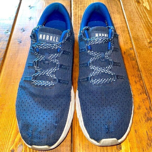 NOBULL Navy Blue Ripstop Runners Low Ankle Sneakers Women's Size 6.5 - Picture 2 of 9